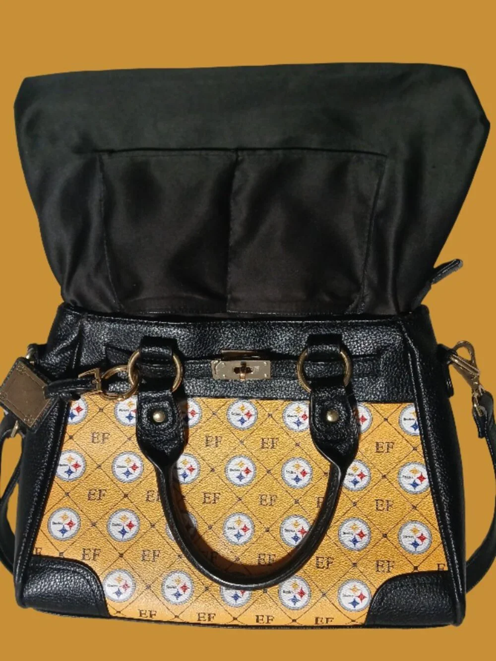 Danbury Mint Pittsburgh Steelers Personalized Handbag